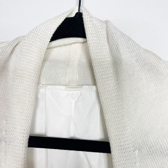 Lululemon Womens 4 White Cardi In The Front Sweater Boolux Tencel Button Front - Picture 9 of 9